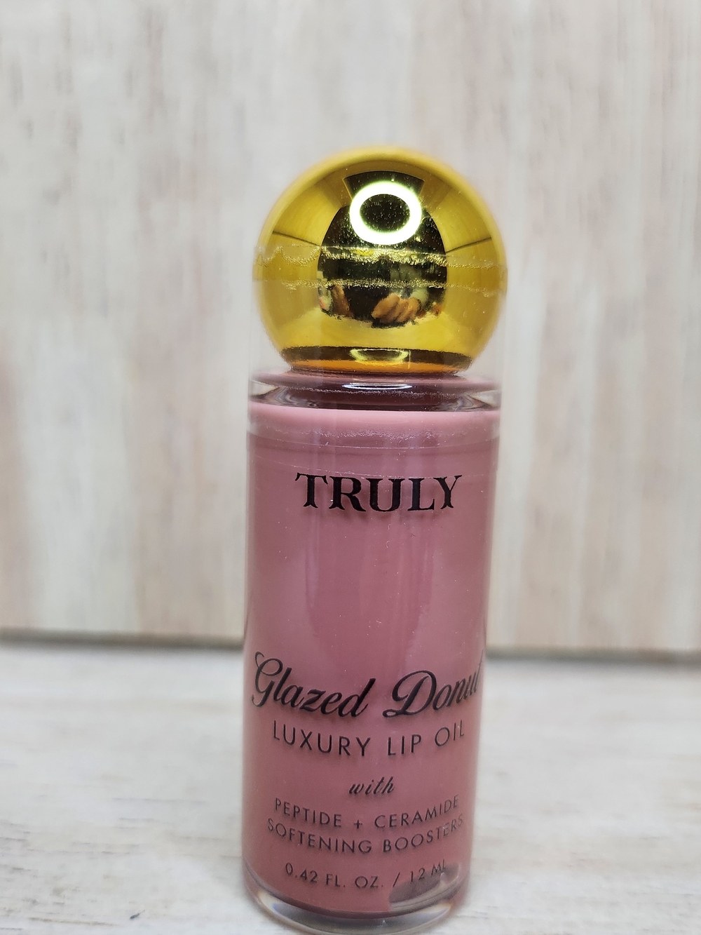 TRULY Glazed Donut Luxury Lip Oil - Dusty Pink